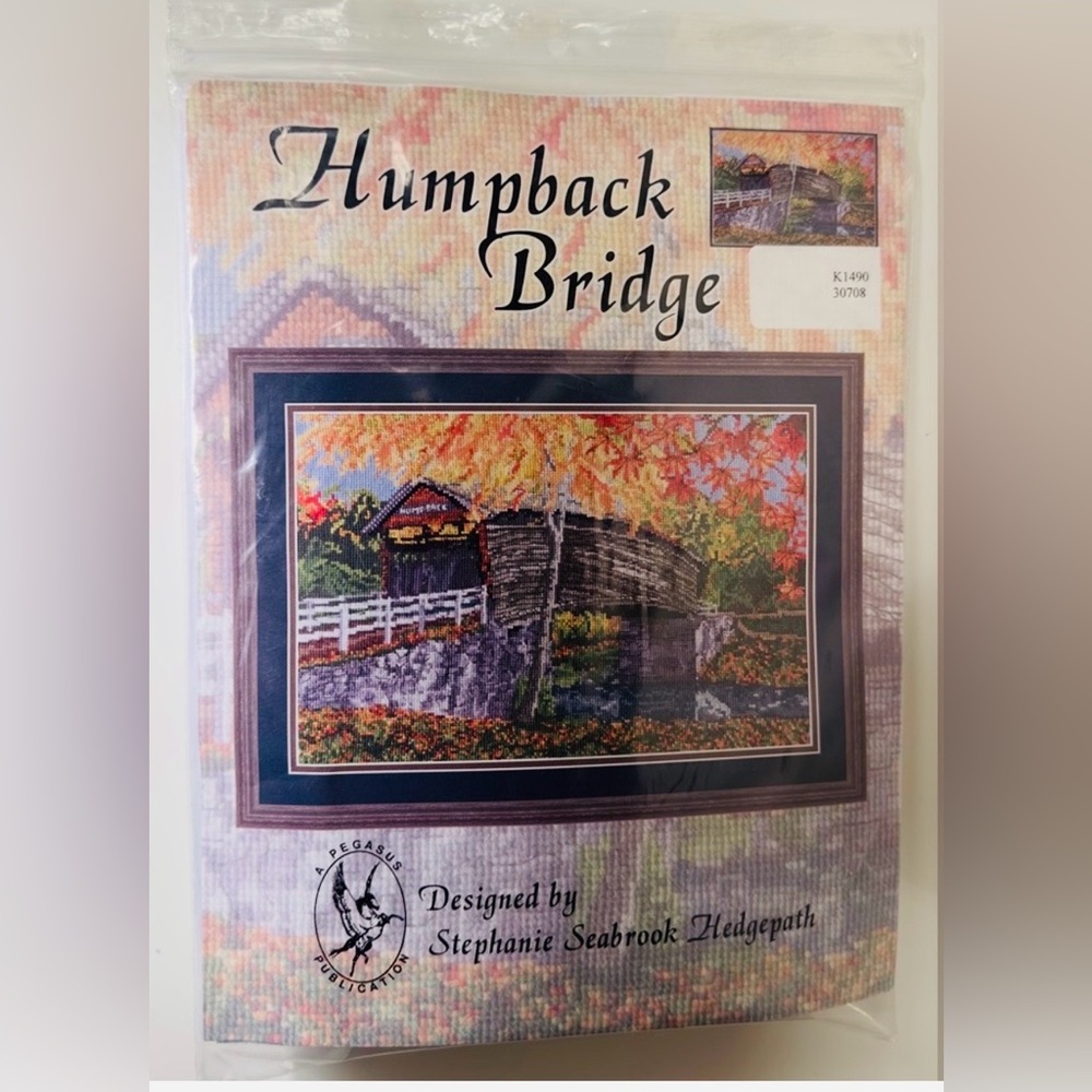 Humpback Bridge" counted cross stitch kit designed by Stephanie Seabrook H